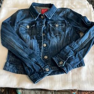 ELLE Kids Dark Wash Denim Jean Jacket - Girl M